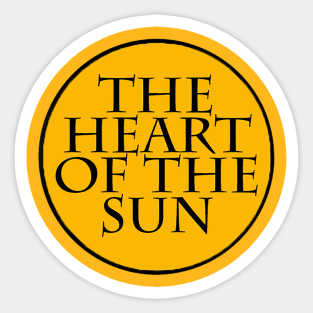 Heart of the Sun Sticker